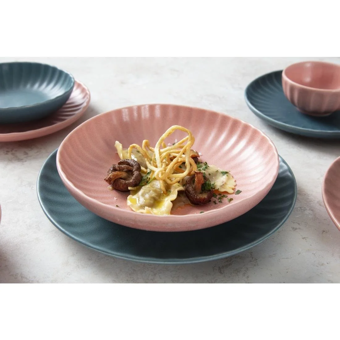 Olympia Corallite Coupe Bowls Peach 220mm (6 Pack) - Image 10