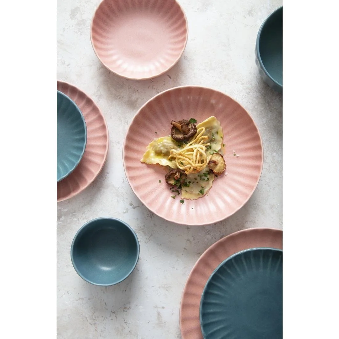 Olympia Corallite Coupe Bowls Peach 220mm (6 Pack) - Image 11