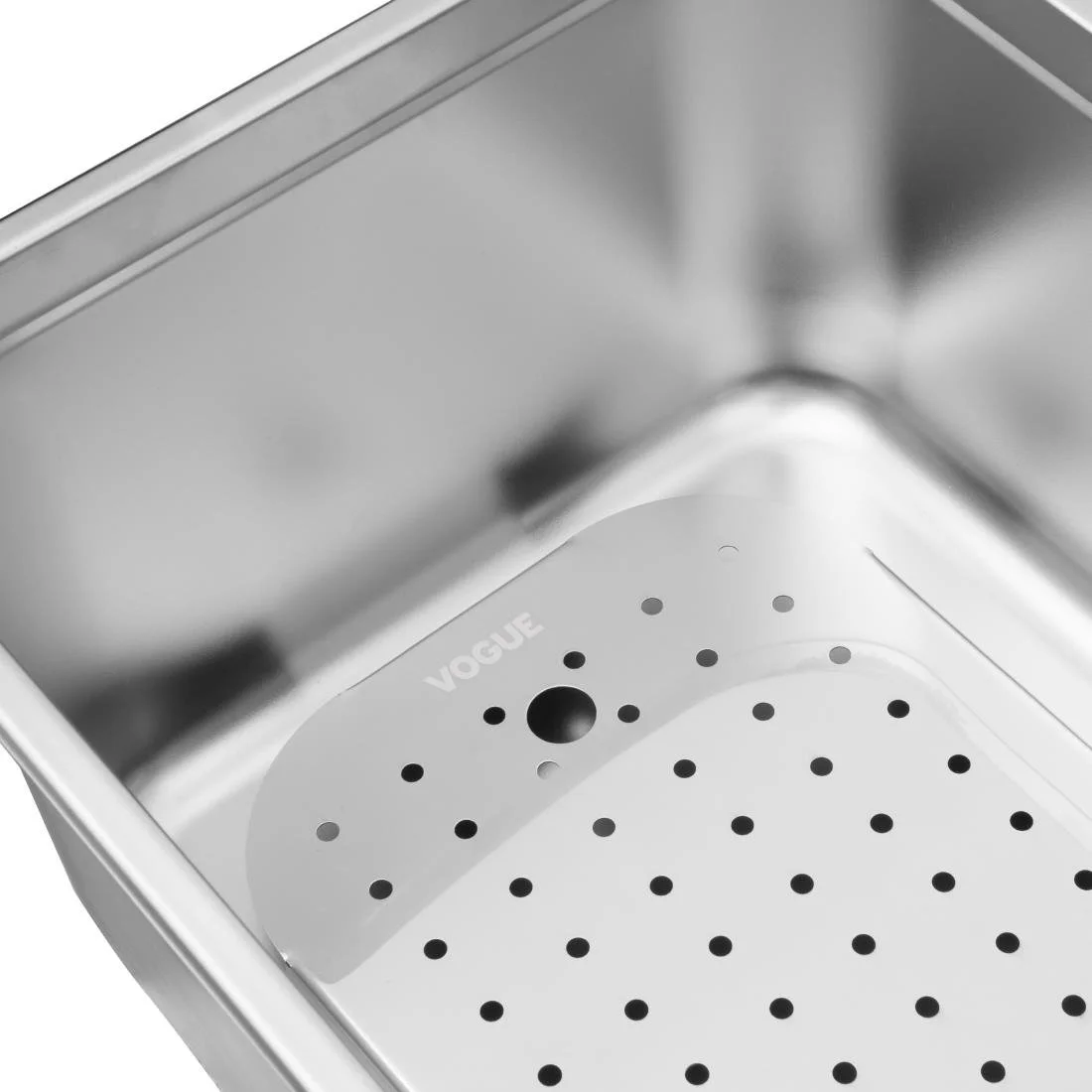 Vogue Stainless Steel GN Drainer Tray for GN 1/1 - Image 5