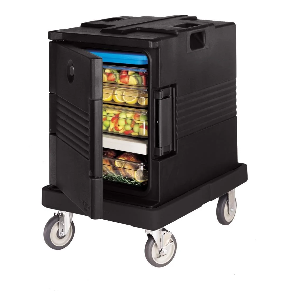 Cambro Insulated Front Load Camcart Black 4x 1/1GN - Image 3