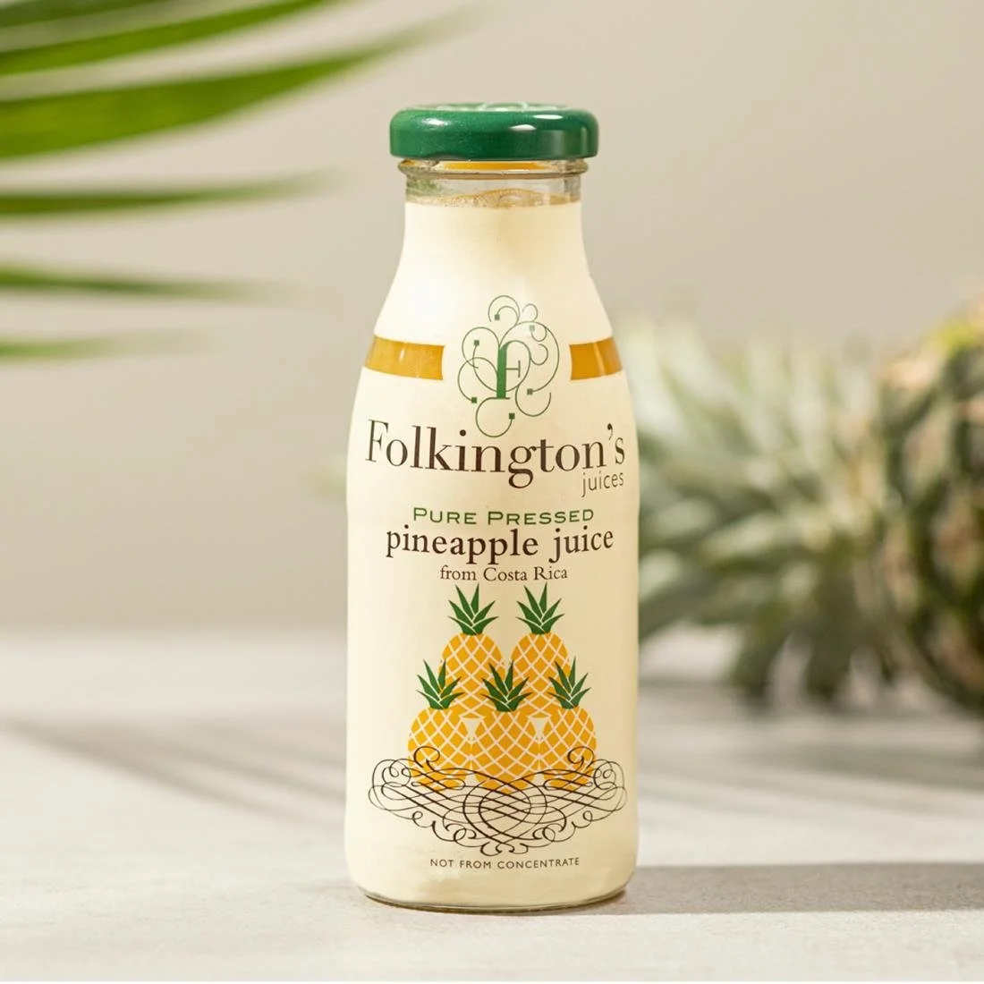Folkington's Juices Pineapple Glass Bottle 250ml (12 Pack) - Image 4