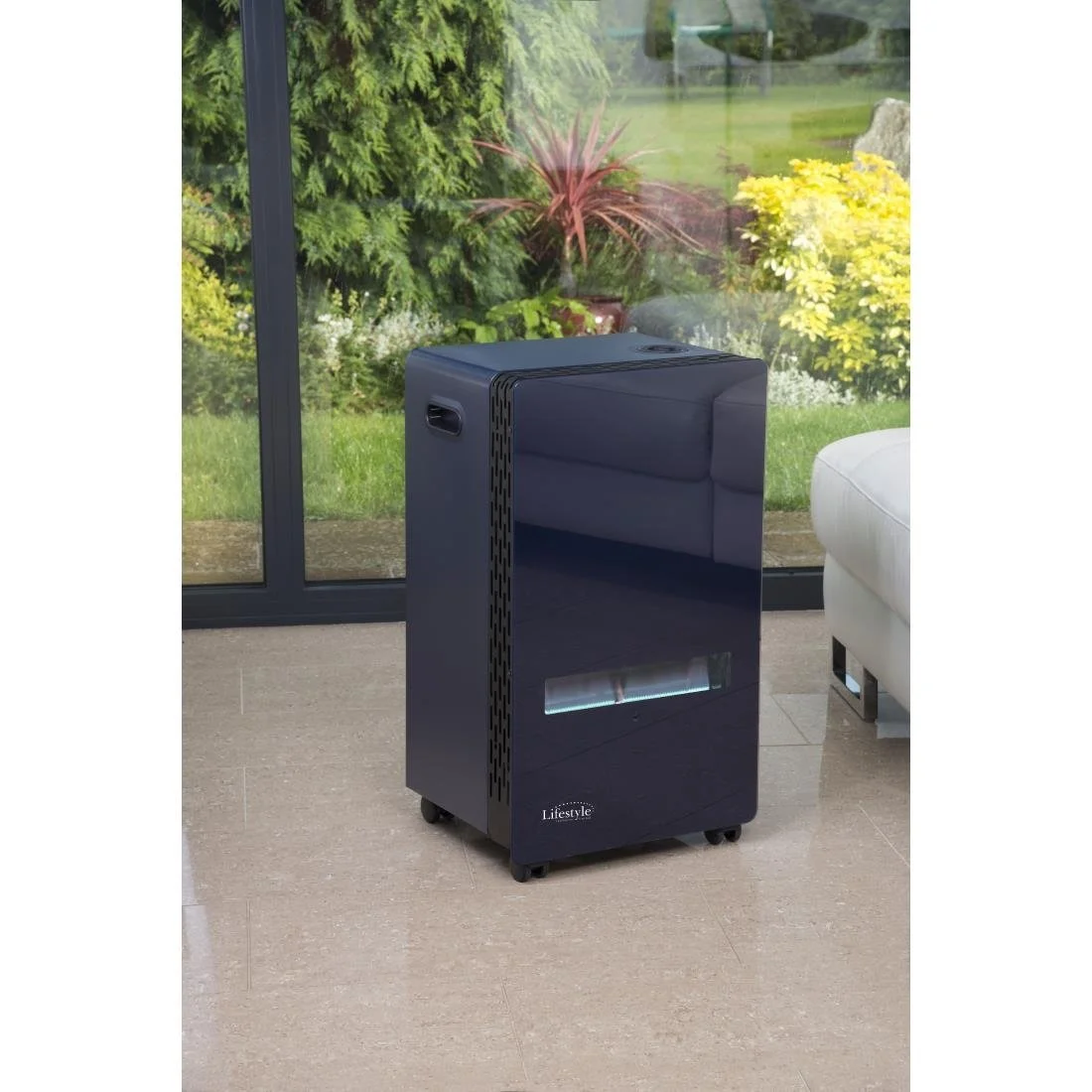 Lifestyle Azure Blue Flame Indoor Cabinet Heater 505-124 - Image 2
