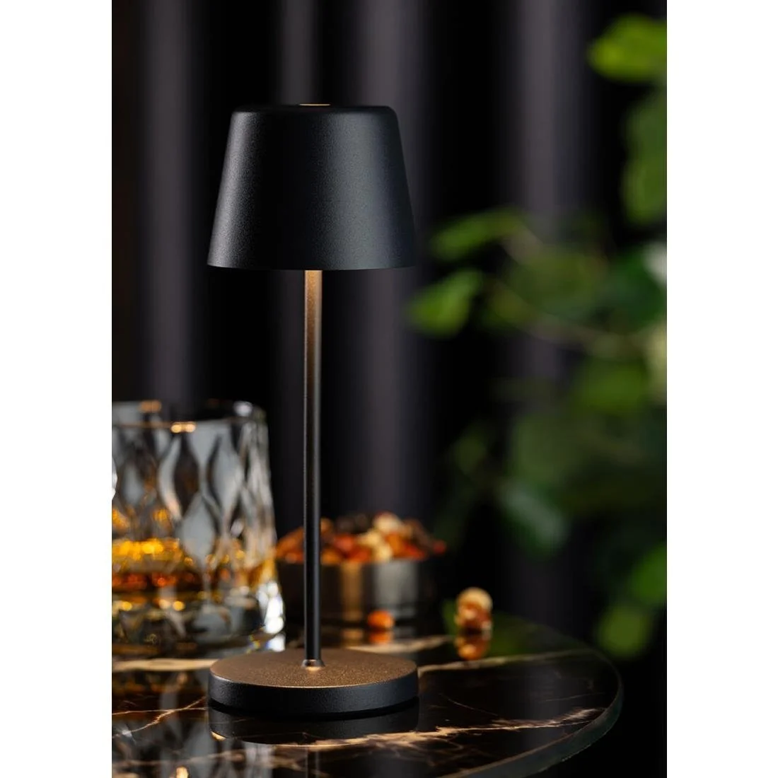 Utopia Bermuda Micro LED Cordless Table Lamp 210mm Black (6 Pack) - Image 3