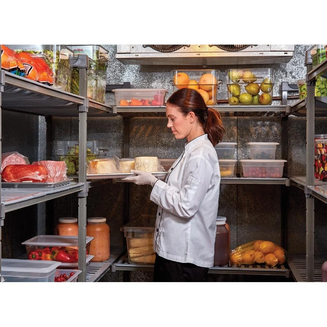 Cambro Camshelving Basics Plus 4 Tier Shelving Starter Unit 1630 x 460mm - Image 7