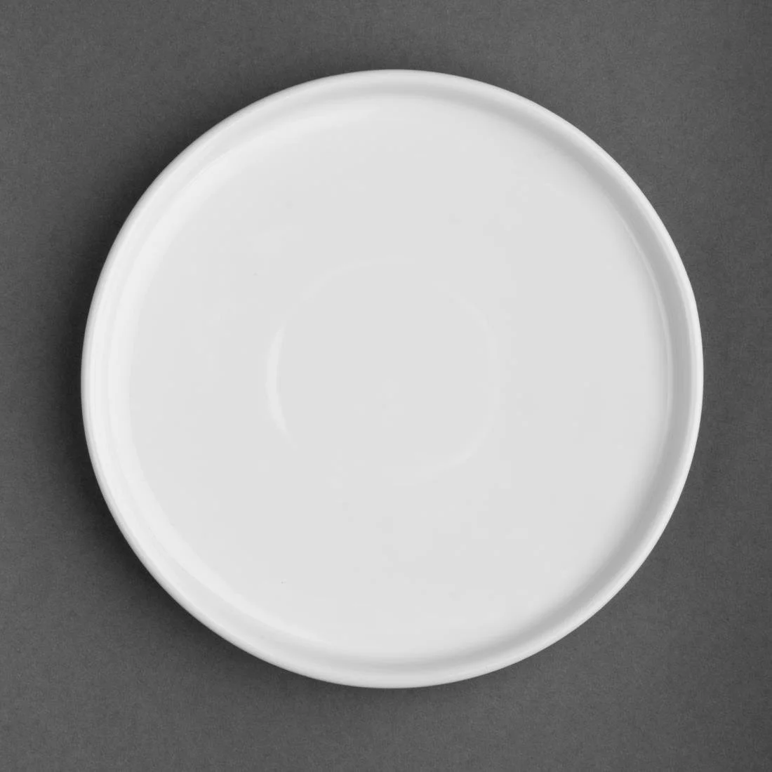 Olympia Whiteware Flat Round Plates 150mm (6 Pack) - Image 1