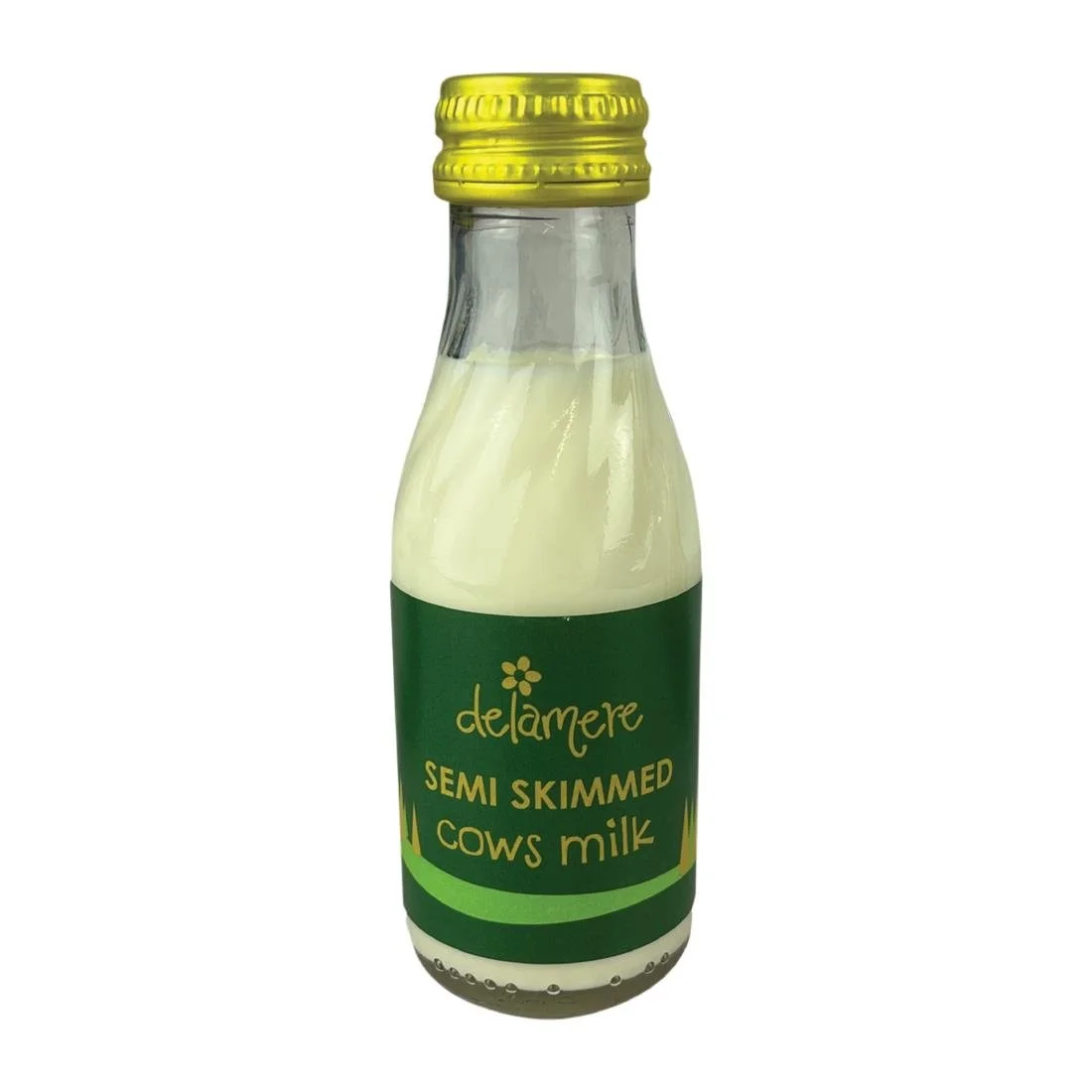Delamere Dairy Mini Semi-Skimmed Milk 97ml (24 Pack) - Image 1