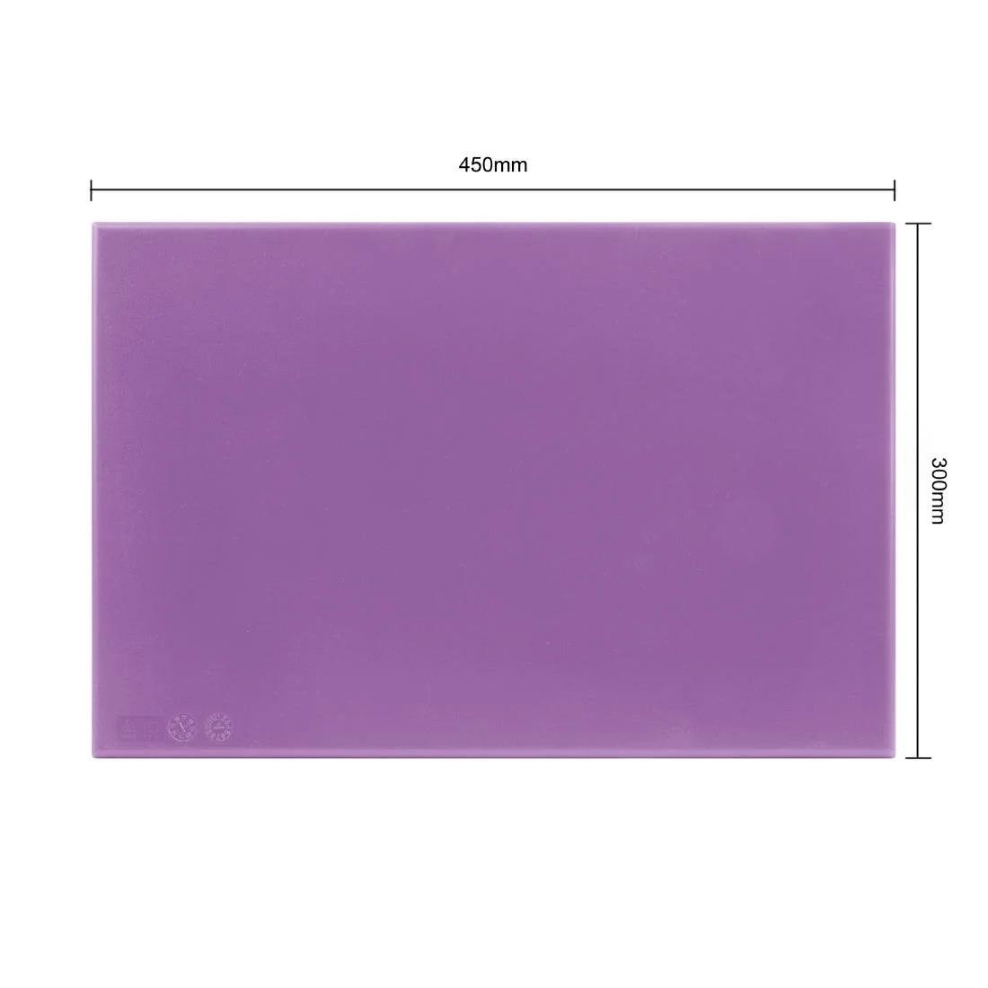 Hygiplas Extra Thick High Density Purple Chopping Board - Image 4