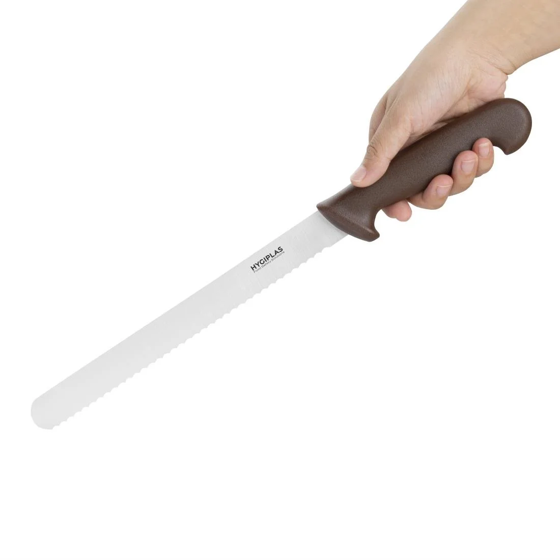 Hygiplas Serrated Slicer Brown 24.8cm - Image 2