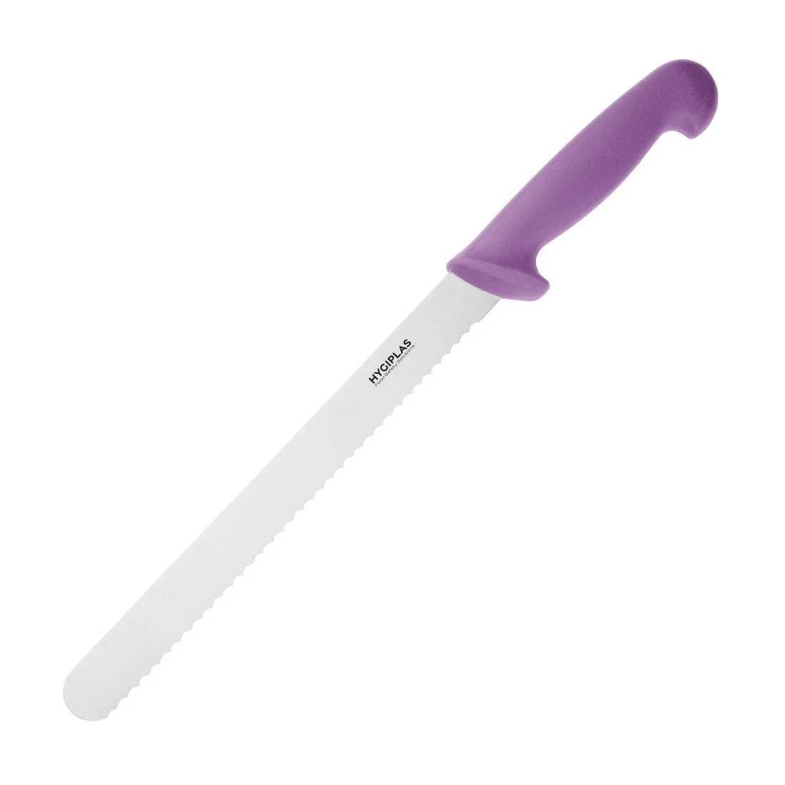 Hygiplas Serrated Slicer Purple 24.8cm - Image 1