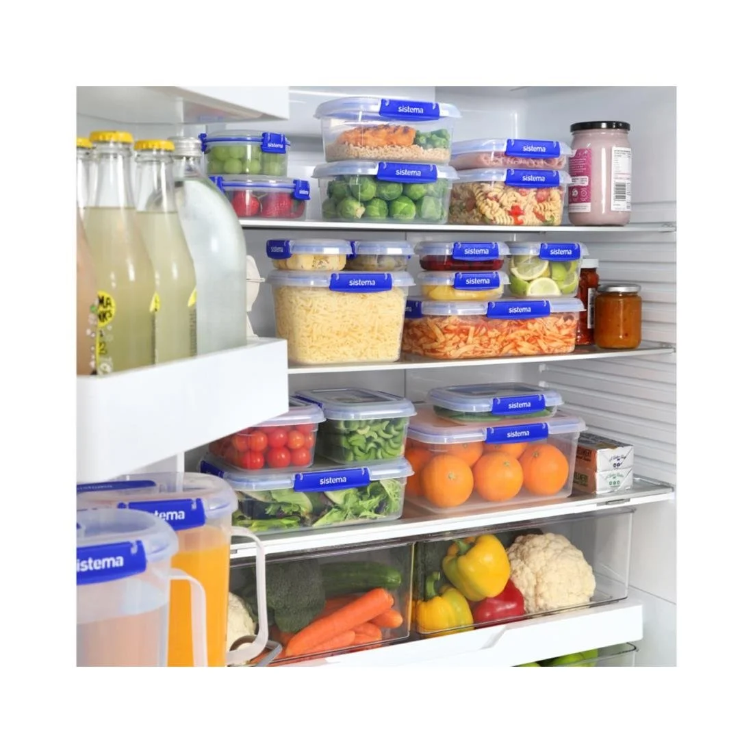 Sistema Klip It Plus Storage Containers 1Ltr (3 Pack) - Image 2