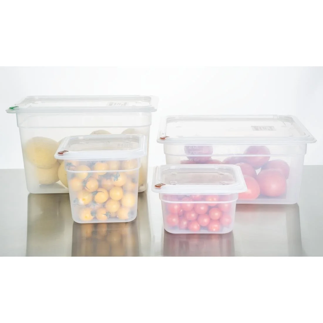 Hygiplas Click Polypropylene 1/1 Gastronorm Tray 200mm (2 Pack) - Image 6