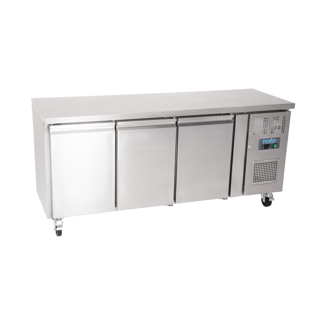 Polar 3 Door Counter Fridge 339 Ltr