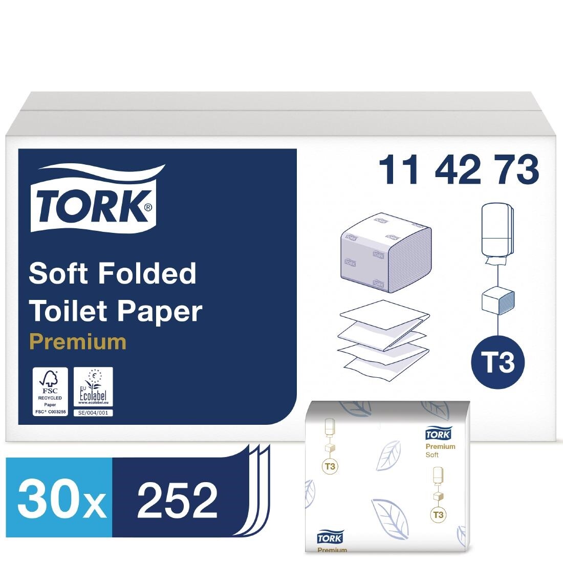 Tork White Bulk Pack Toilet Tissue