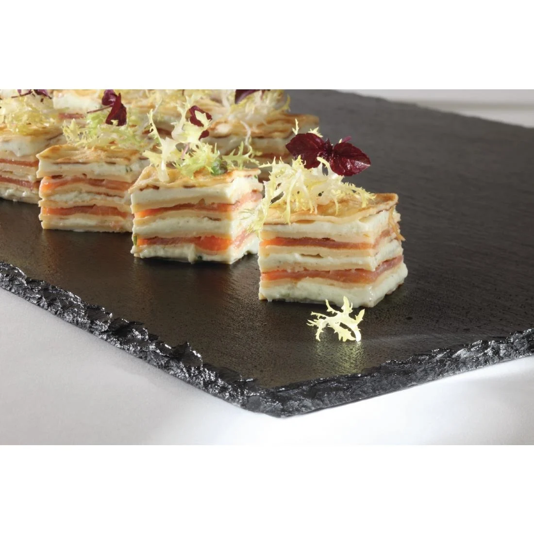 APS 1/4GN Slate Melamine Platter