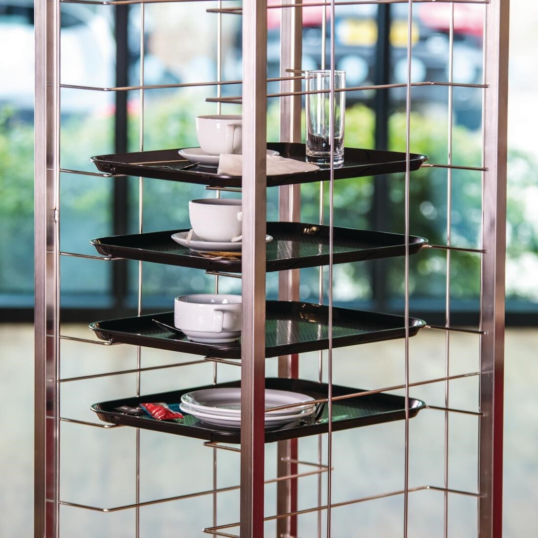 Craven Steel Tray Clearing Trolley