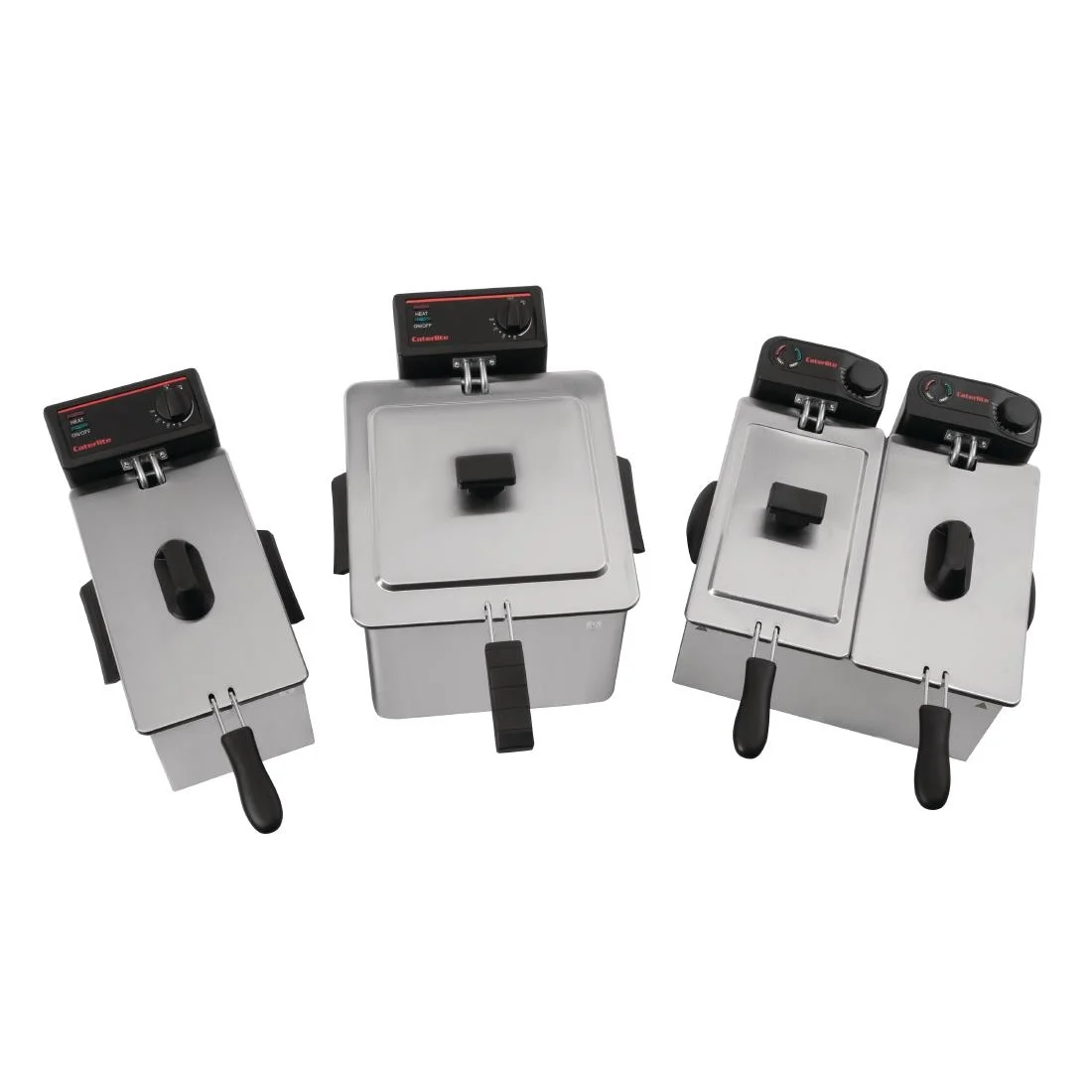 Caterlite Light Duty Double Tank Countertop Fryer 2 x 3.5Ltr