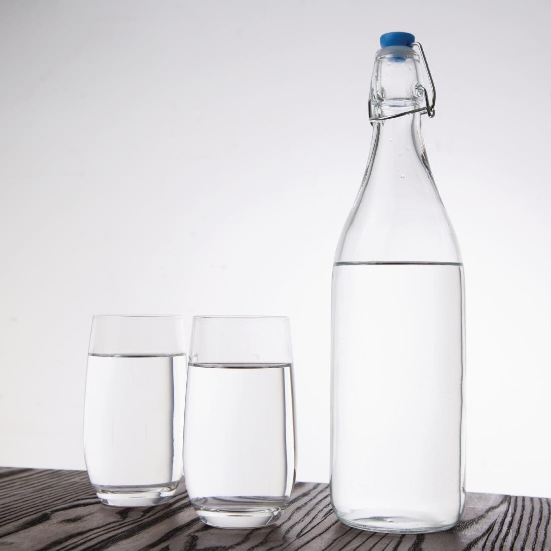 Olympia Glass Water Bottles 1Ltr