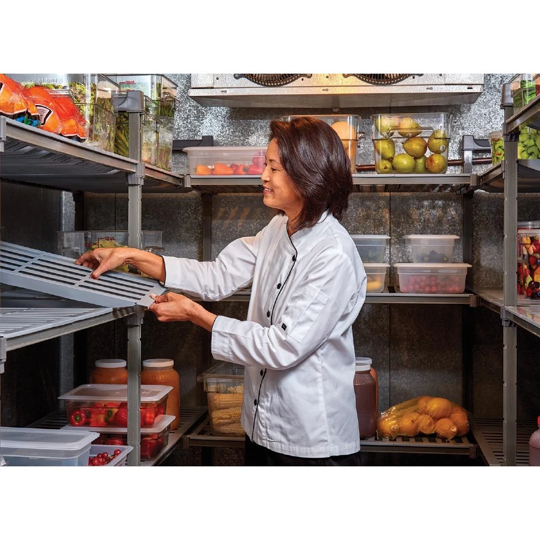 Cambro Camshelving Basics Vented 4 Shelf Unit 1220mm
