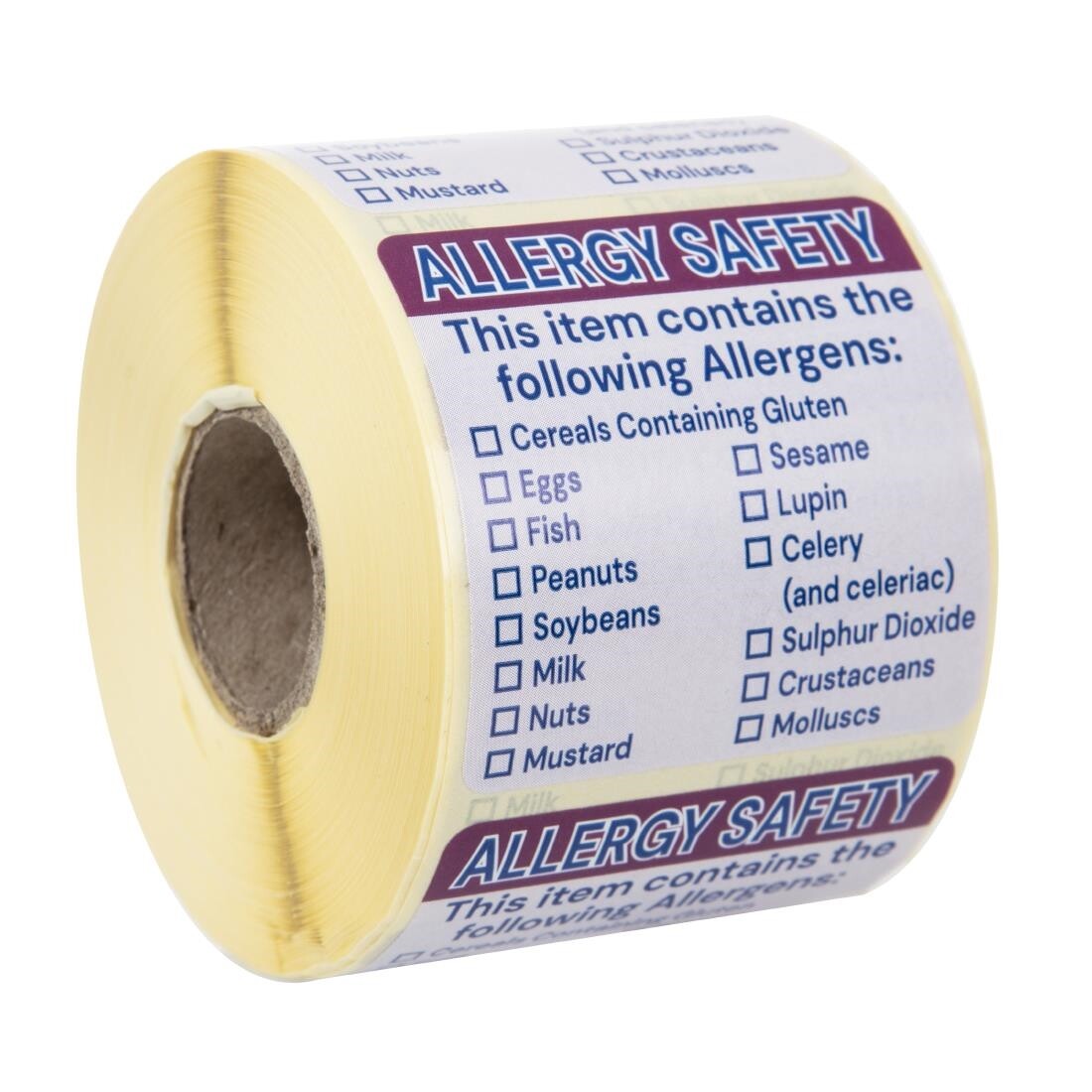 Vogue Allergen Food Labels
