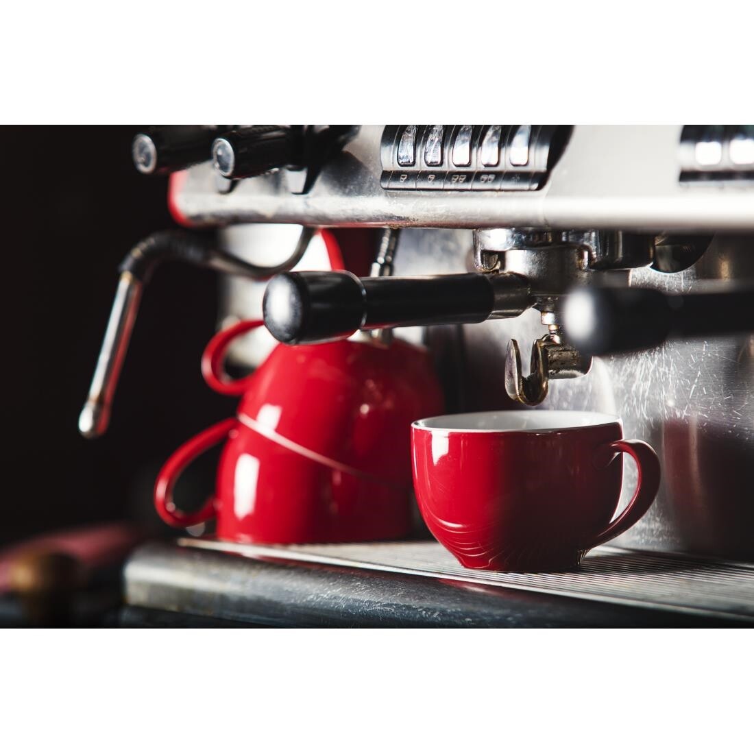 Olympia Cafe Coffee Cups Red 228ml