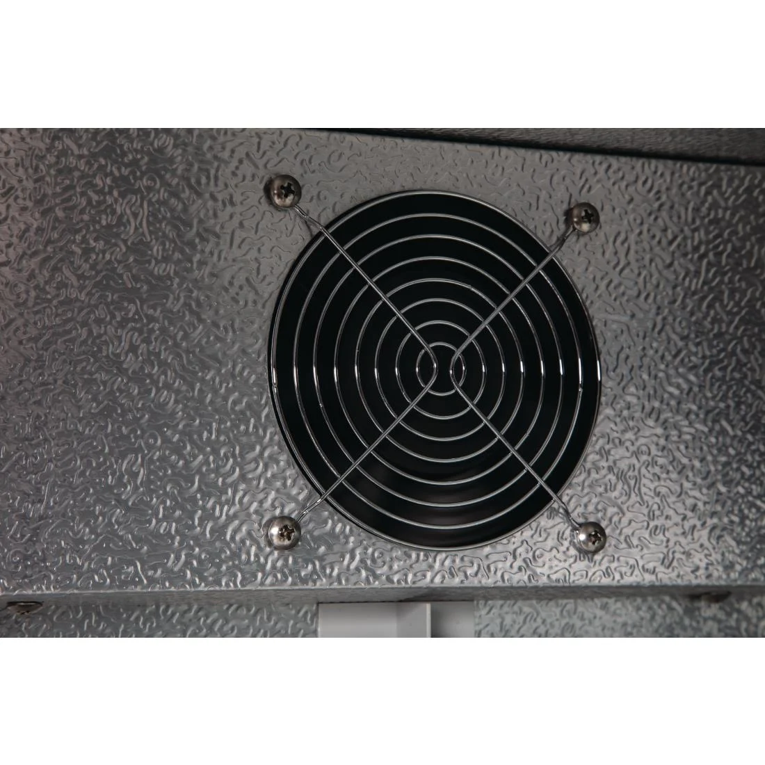 Polar Back Bar Cooler with Hinged Doors in Black 198Ltr
