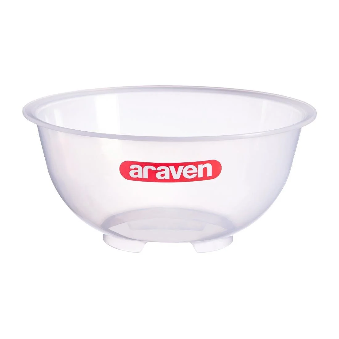 Araven Polypropylene Mixing Bowl Transparent 11Ltr - Image 1