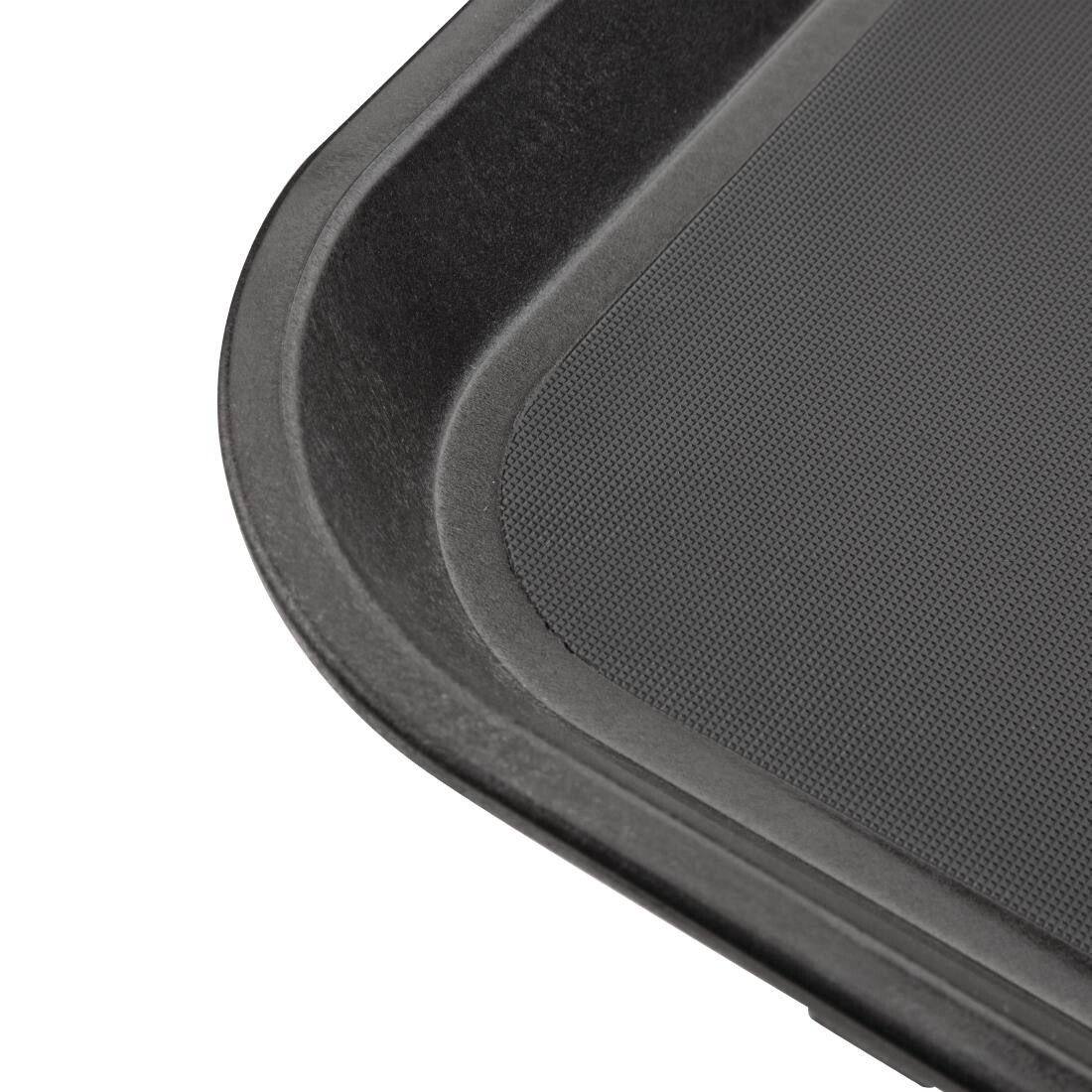 Kristallon Non-slip Tray Black 14 x 18 in