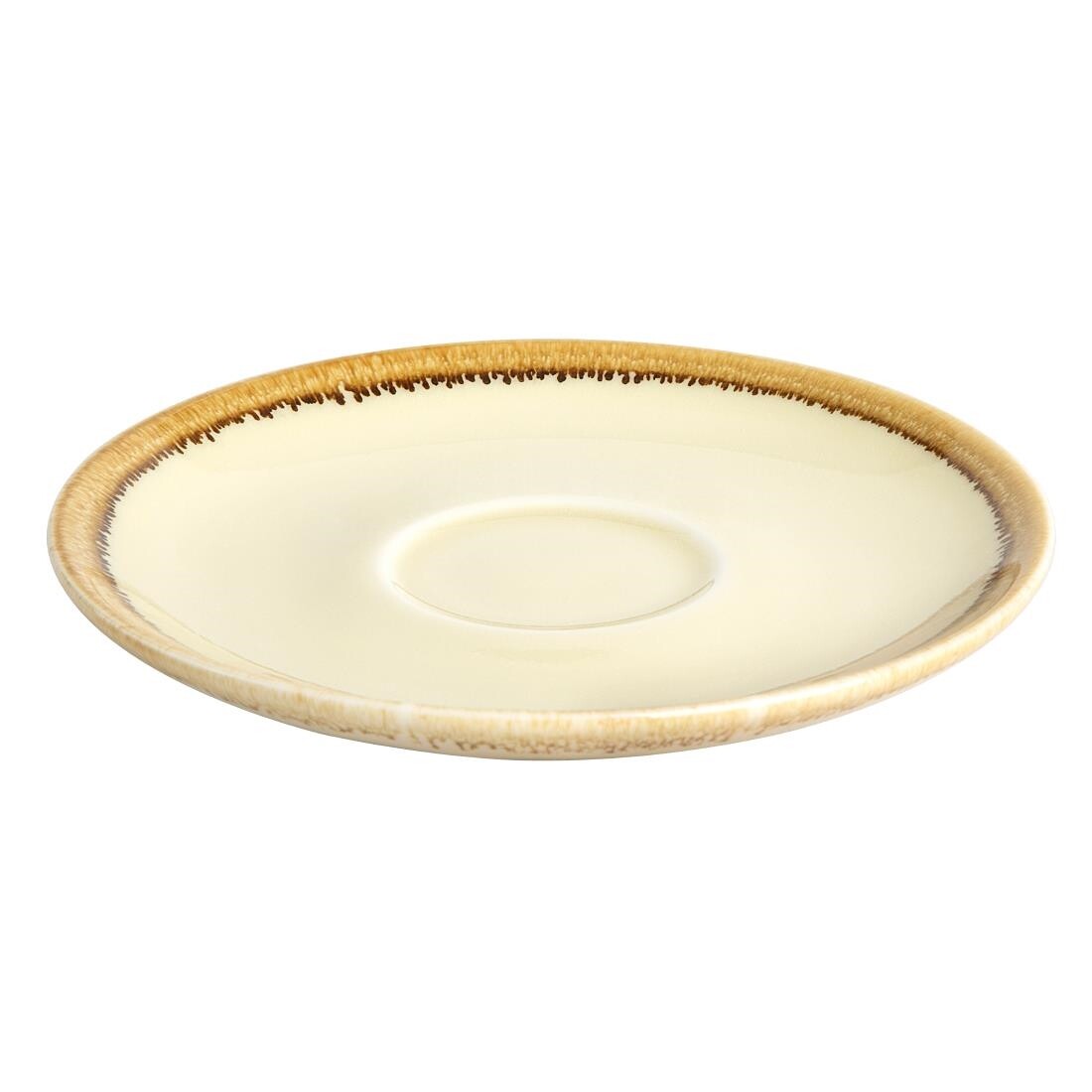 Olympia Kiln Cappuccino Saucer Sandstone 160mm