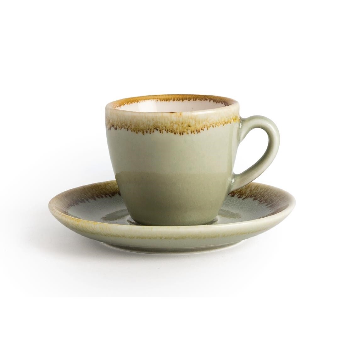 Olympia Kiln Espresso Saucer Moss