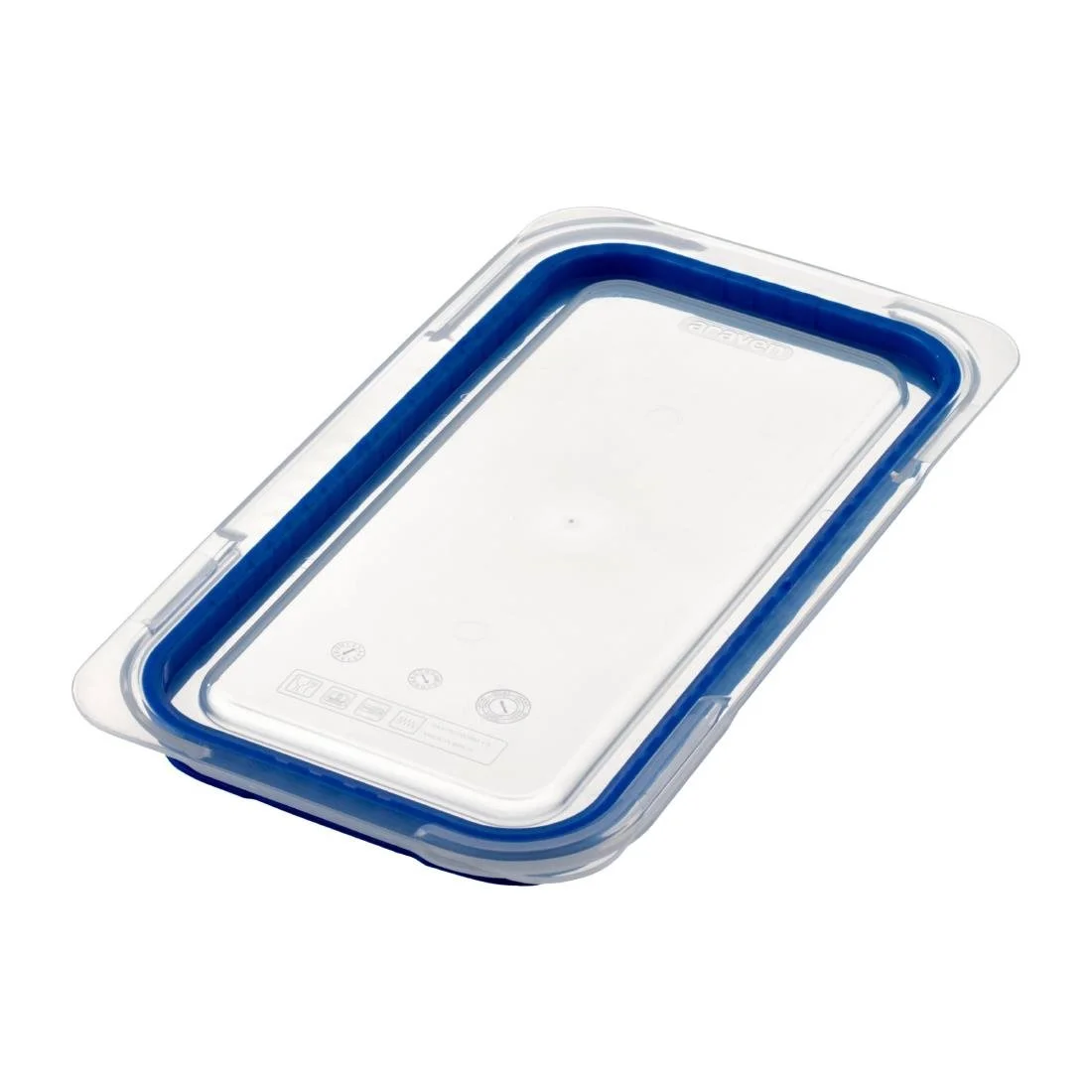 Araven ABS Lid Blue GN 1/3