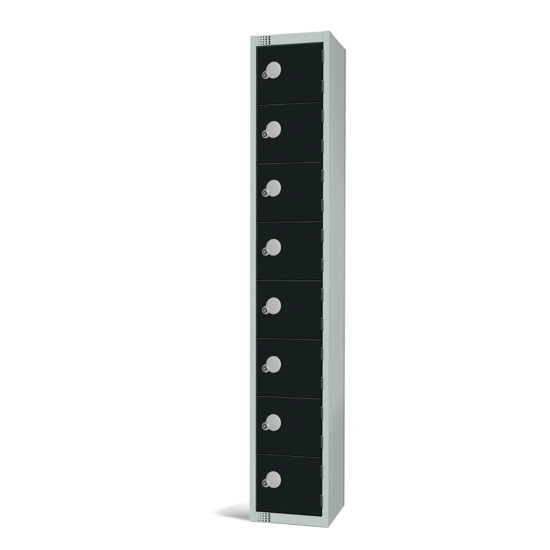 Elite Eight Door Electronic Combination Locker Black