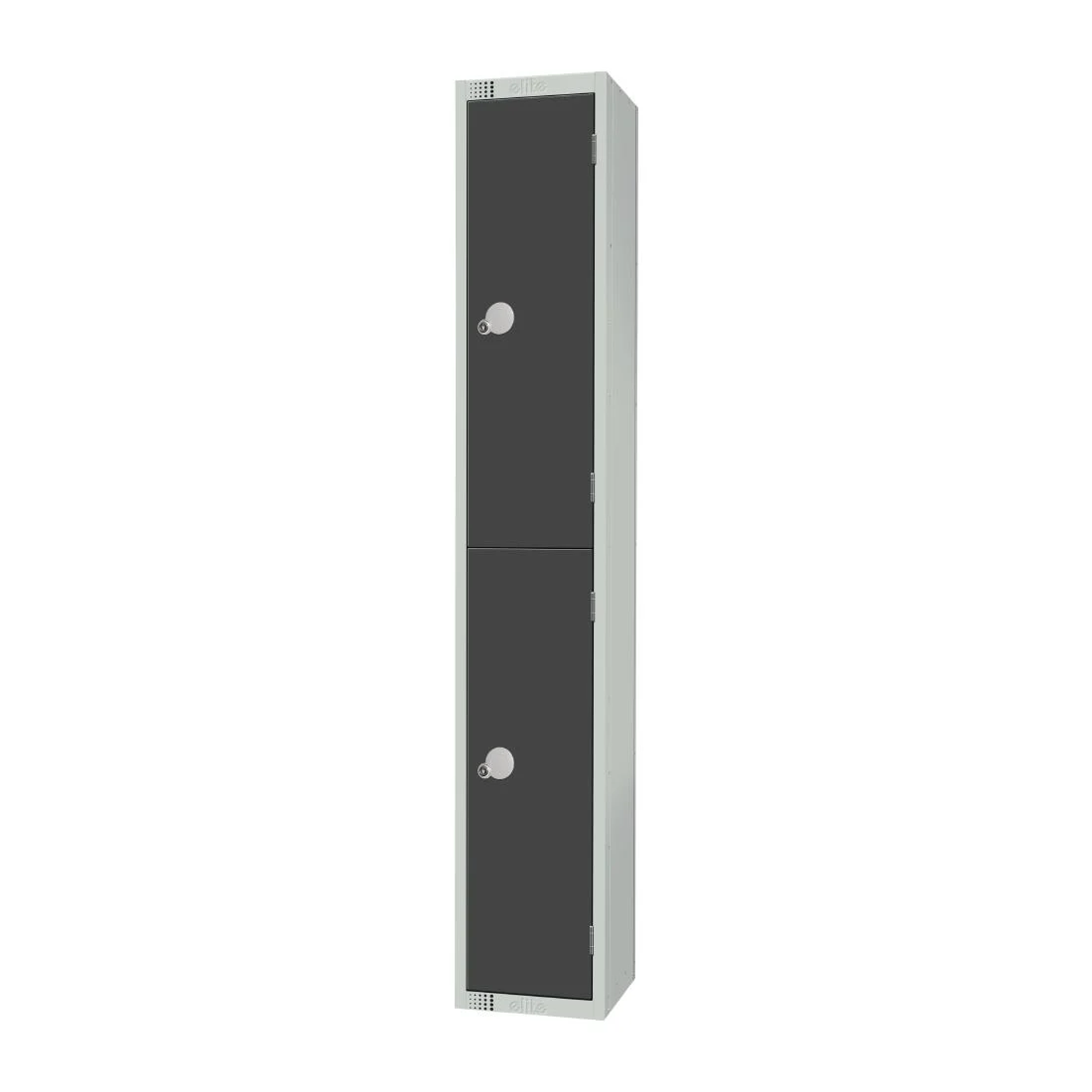 Elite Double Door Coin Return Locker Graphite Grey
