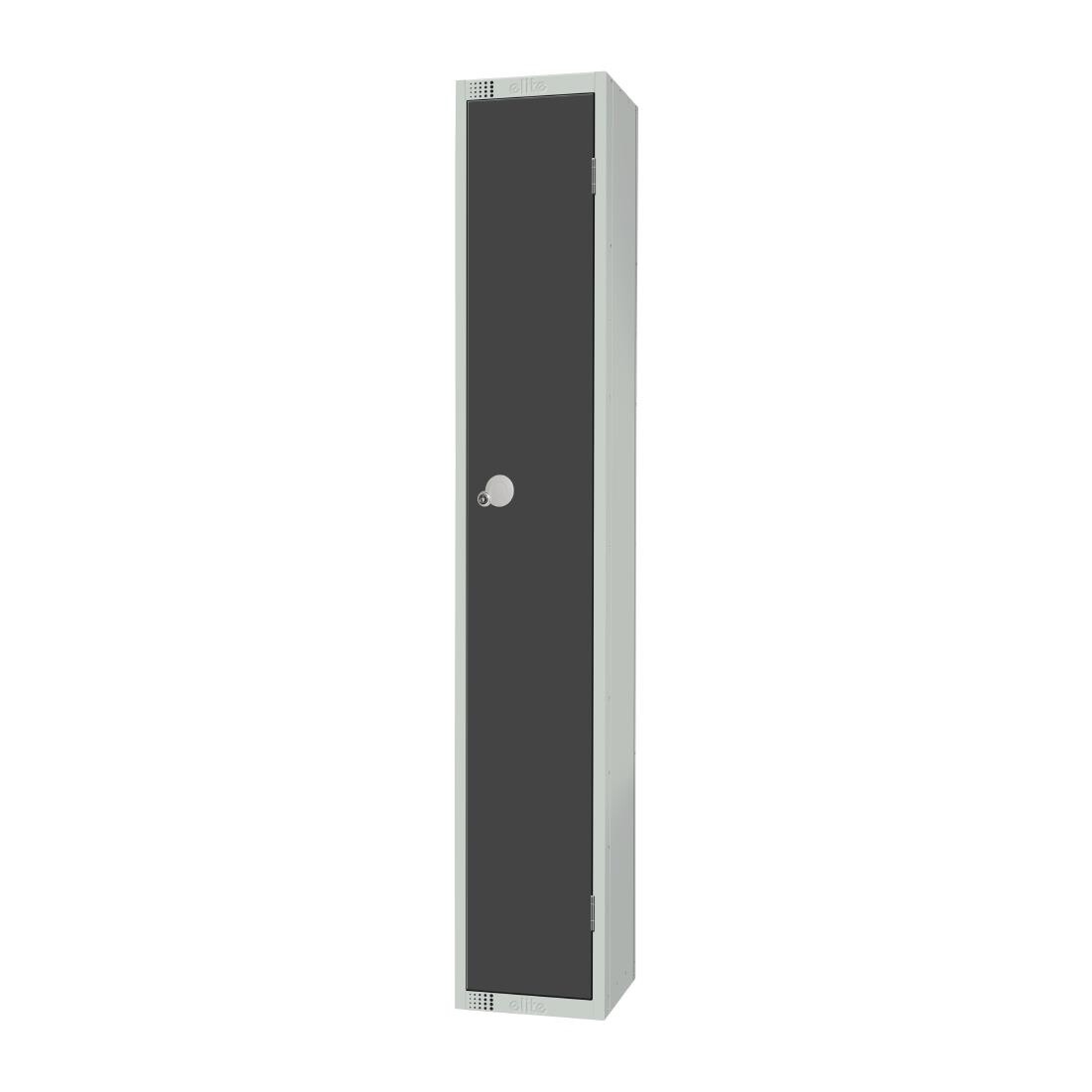 Elite Single Door Manual Combination Locker Locker Graphite Grey