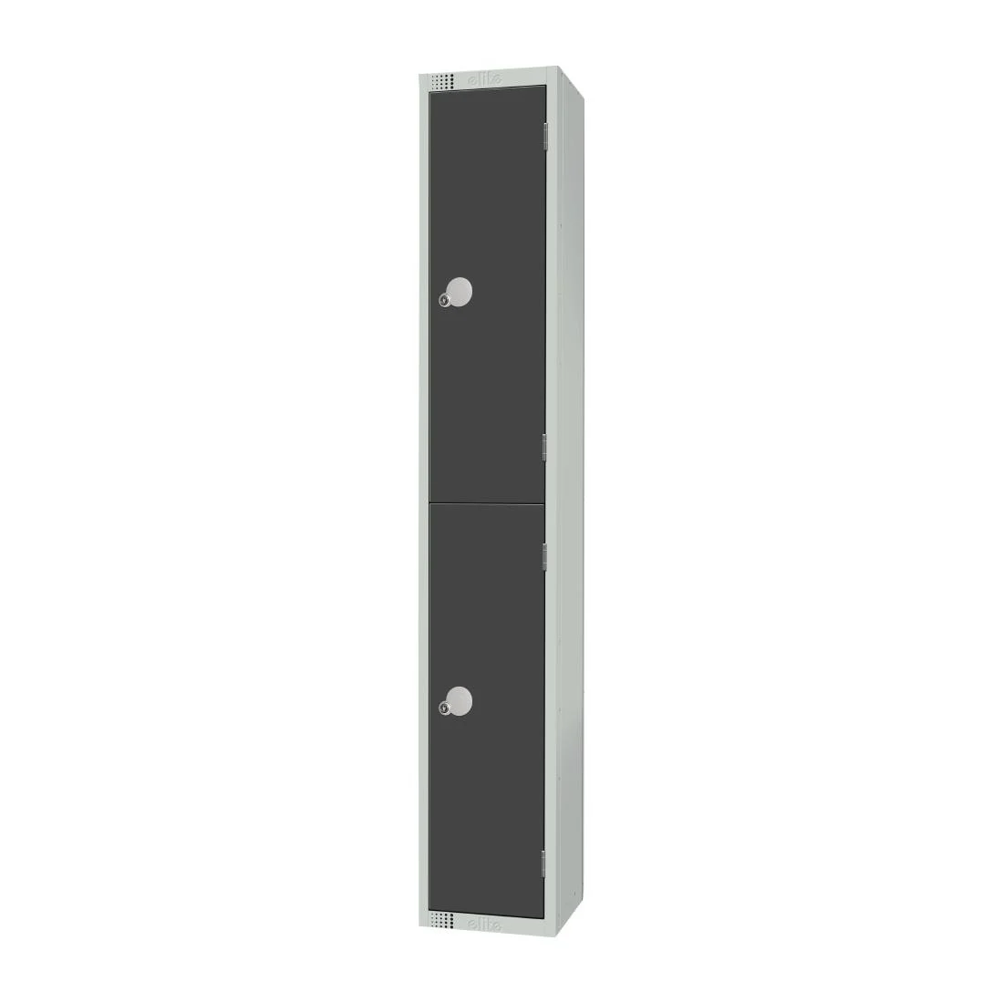 Elite Double Door Electronic Combination Locker Graphite Grey