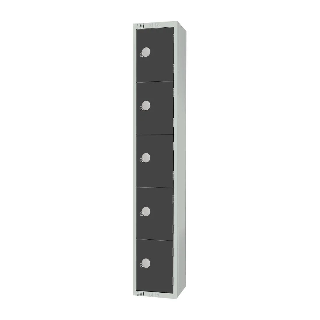 Elite Five Door Manual Combination Locker Locker Graphite Grey
