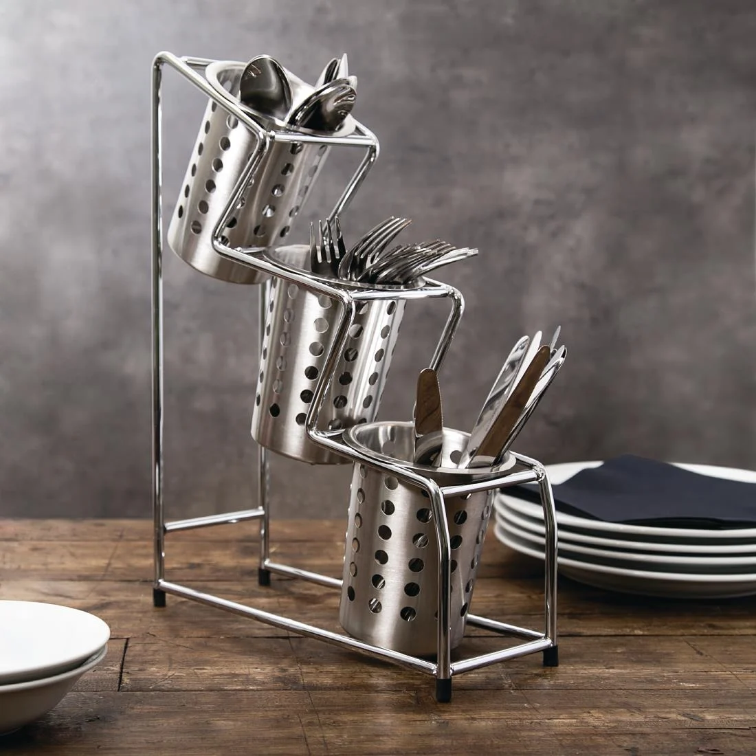 Round Cutlery Basket