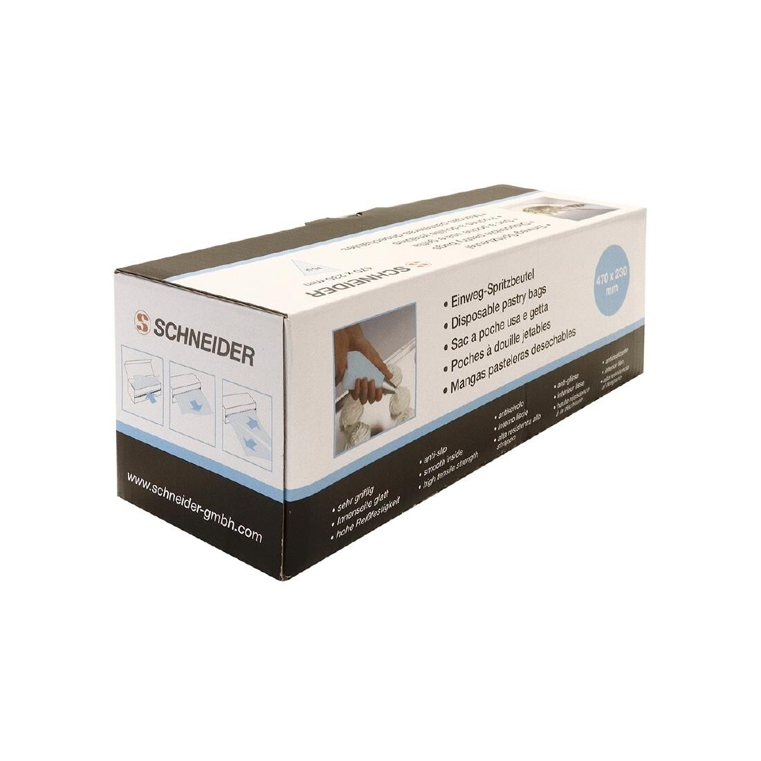 Schneider Blue Disposable Piping Bags 47cm Pack of 100