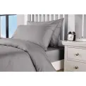 Mitre Essentials Spectrum Housewife Pillowcases Grey (2 Pack) - Image 1
