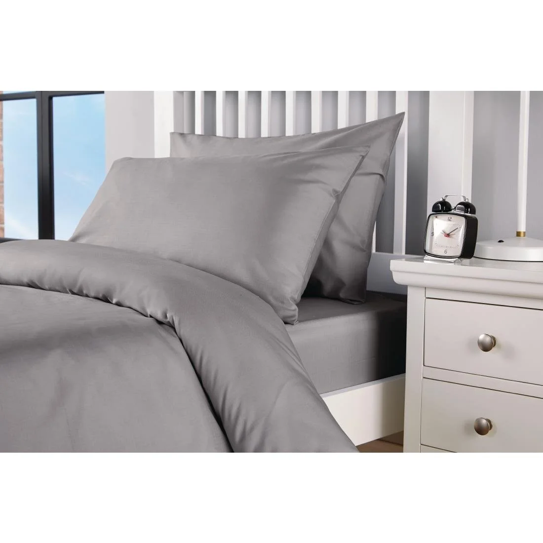 Mitre Essentials Spectrum Duvet Covers Grey - Image 2