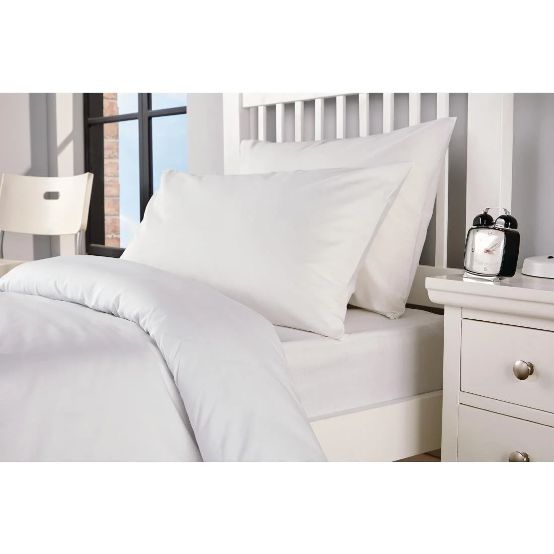 Mitre Essentials Spectrum Housewife Pillowcase White - Image 1