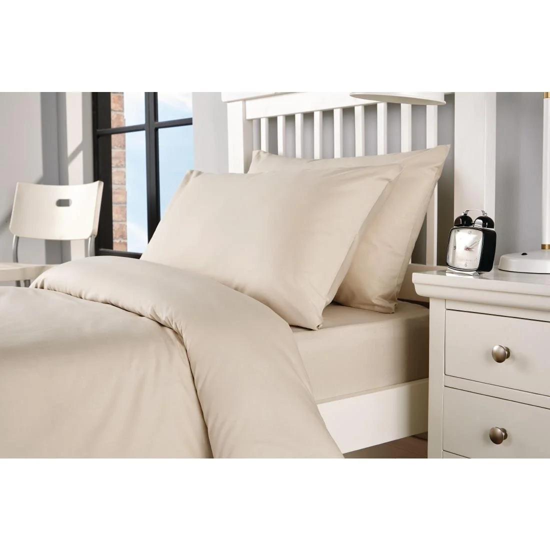 Mitre Essentials Spectrum Housewife Pillowcase Ivory - Image 1