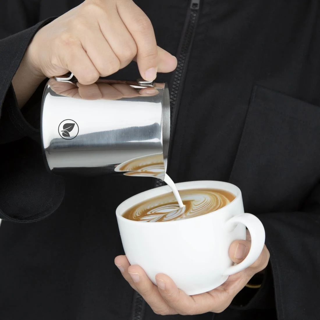 Olympia Vegan Milk Jug Stainless Steel 340ml - Image 5