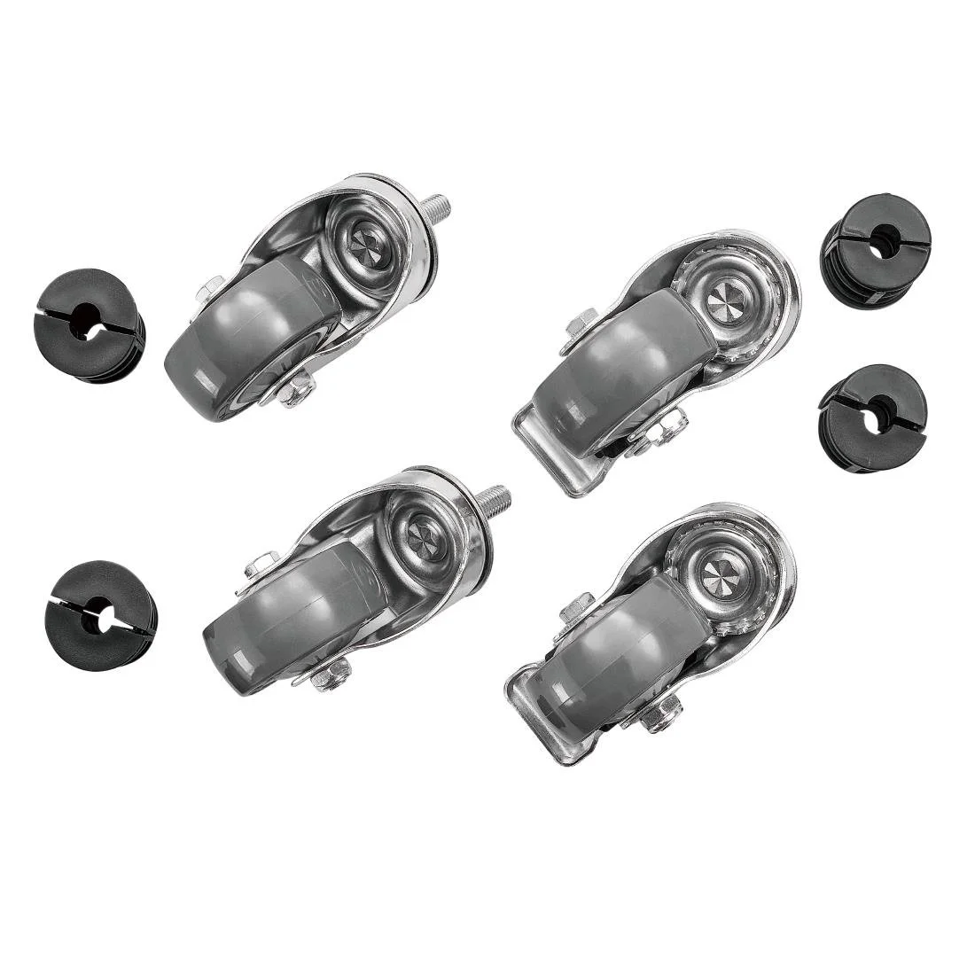 Vogue Stainless Steel Table Castors (Set of 4) - Image 2