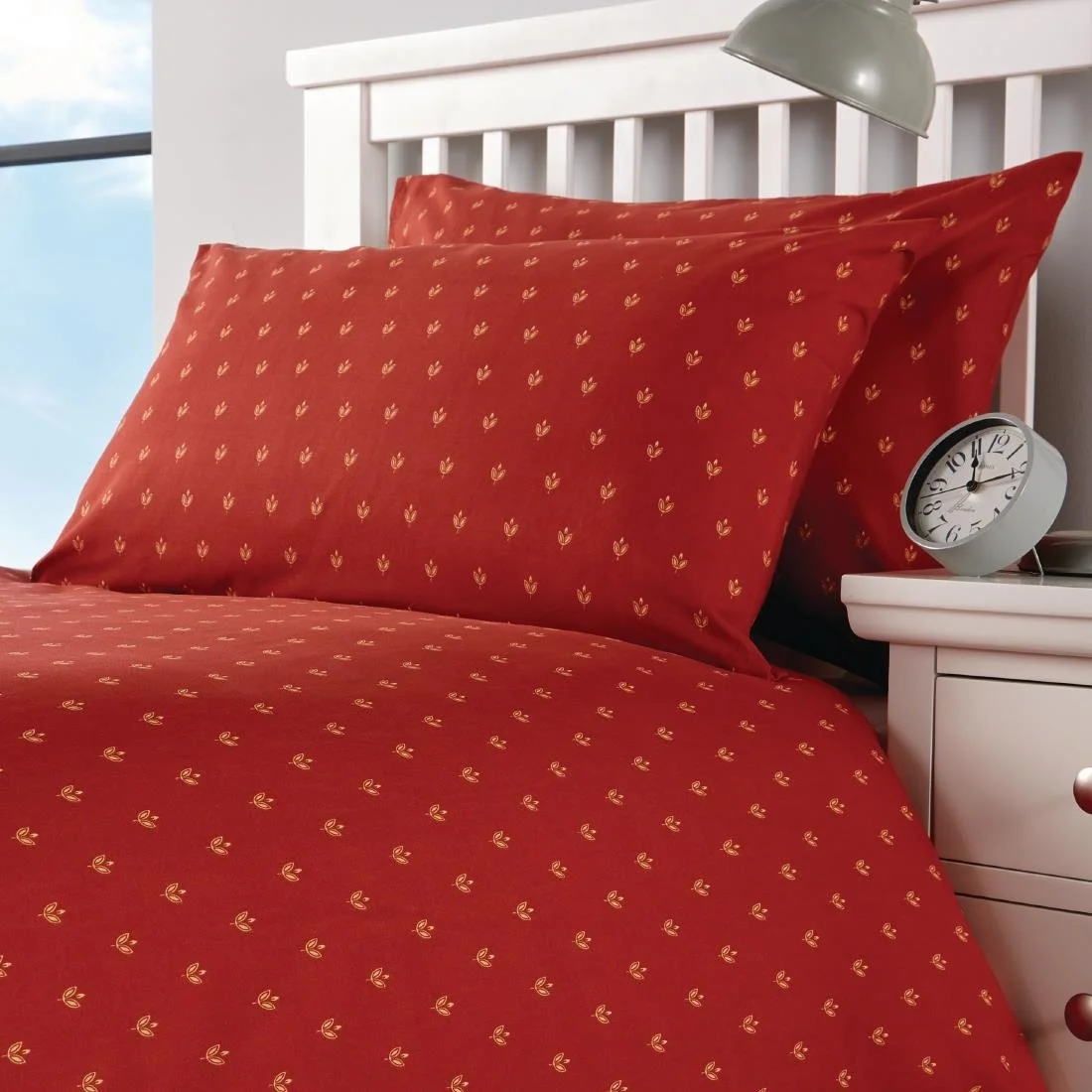 Mitre Essentials Perth Pillowcases Terracotta Housewife - Image 1