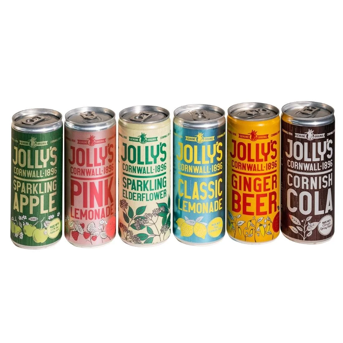 Jolly's Cornish Classic Lemonade Cans 250ml (24 Pack) - Image 2