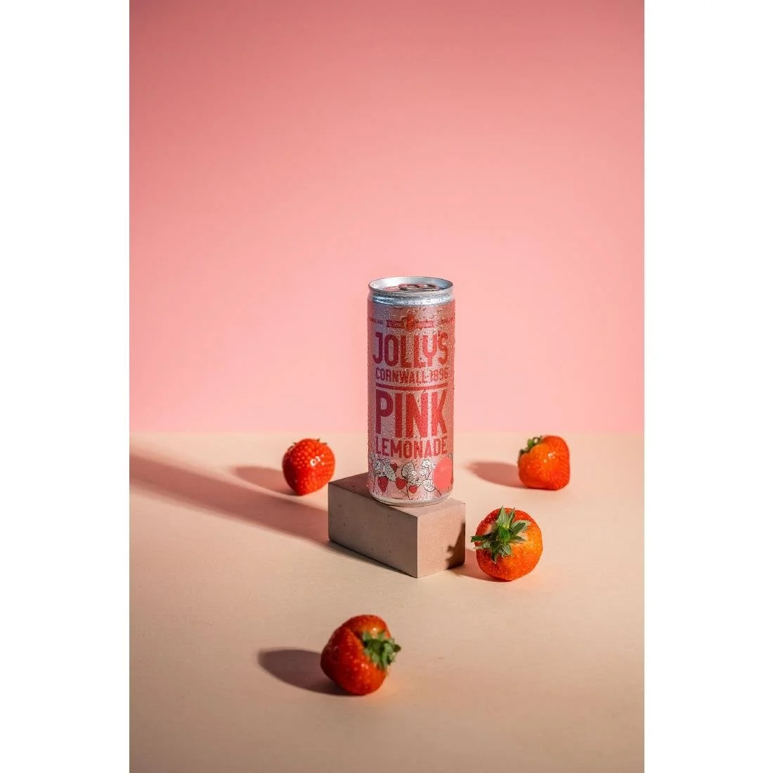 Jolly's Cornish Pink Lemonade Cans 250ml (24 Pack) - Image 12