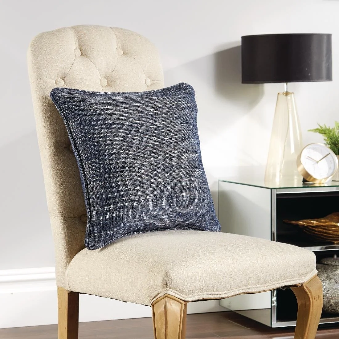 Mitre Polaris Throw Cushion Aegean 43 x43cm - Image 1