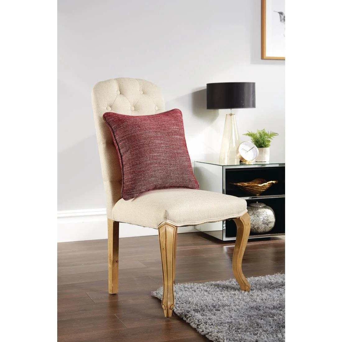 Mitre Polaris Throw Cushion Garnet 43 x43cm - Image 3