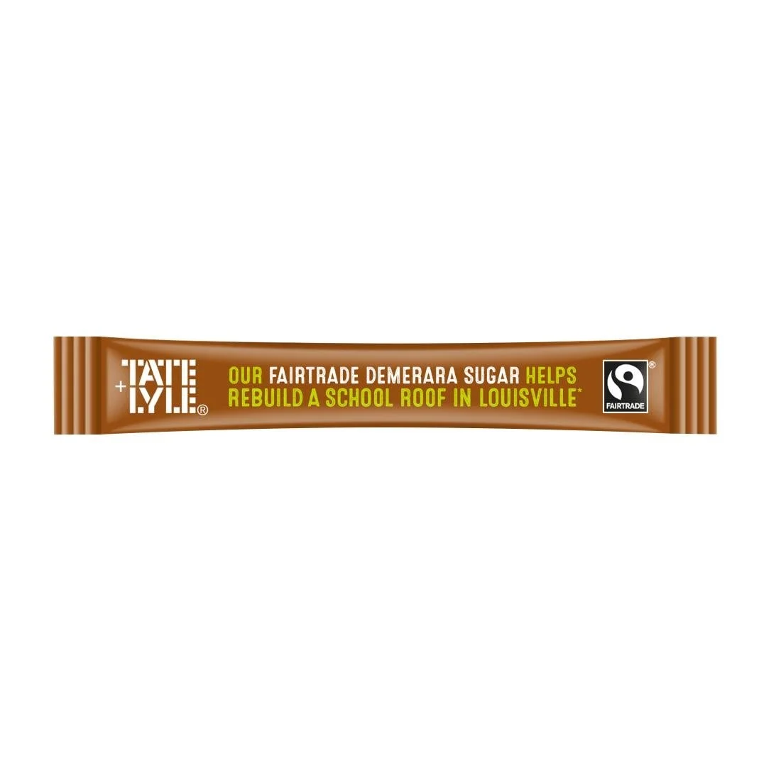 Tate & Lyle Fairtrade Demerara Sugar Sticks (1000 Pack) - Image 1