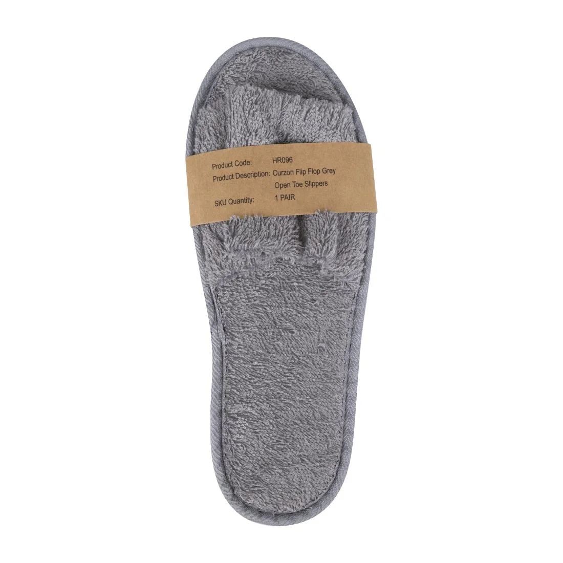 Mitre Luxury Curzon Open Toe Slippers Grey - Image 2